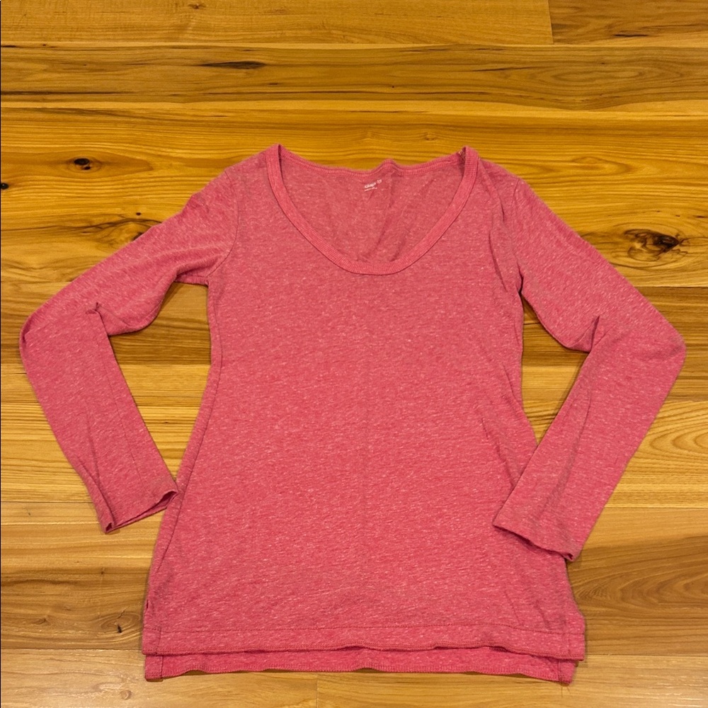 GAP Y2K Vintage Women's Pink Long Sleeve Top